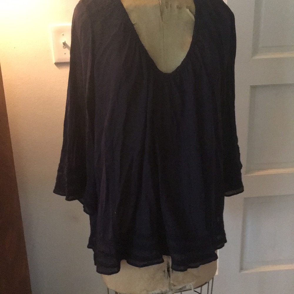 Navy cotton top